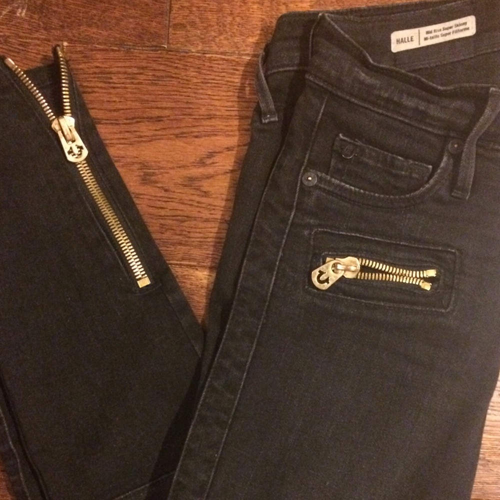 True Religion Halle motto off black jeans